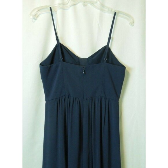 BCBG Generation Women's Navy Blue Cocktail Prom Evening Gown Dress Size 2 - Picture 10 of 12